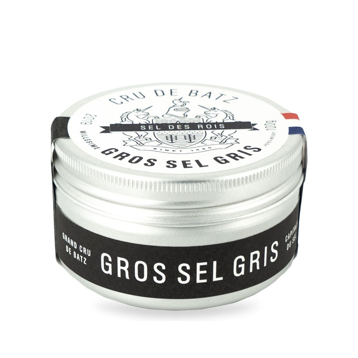 Coarse Gray Salt by Binet 1660, tin