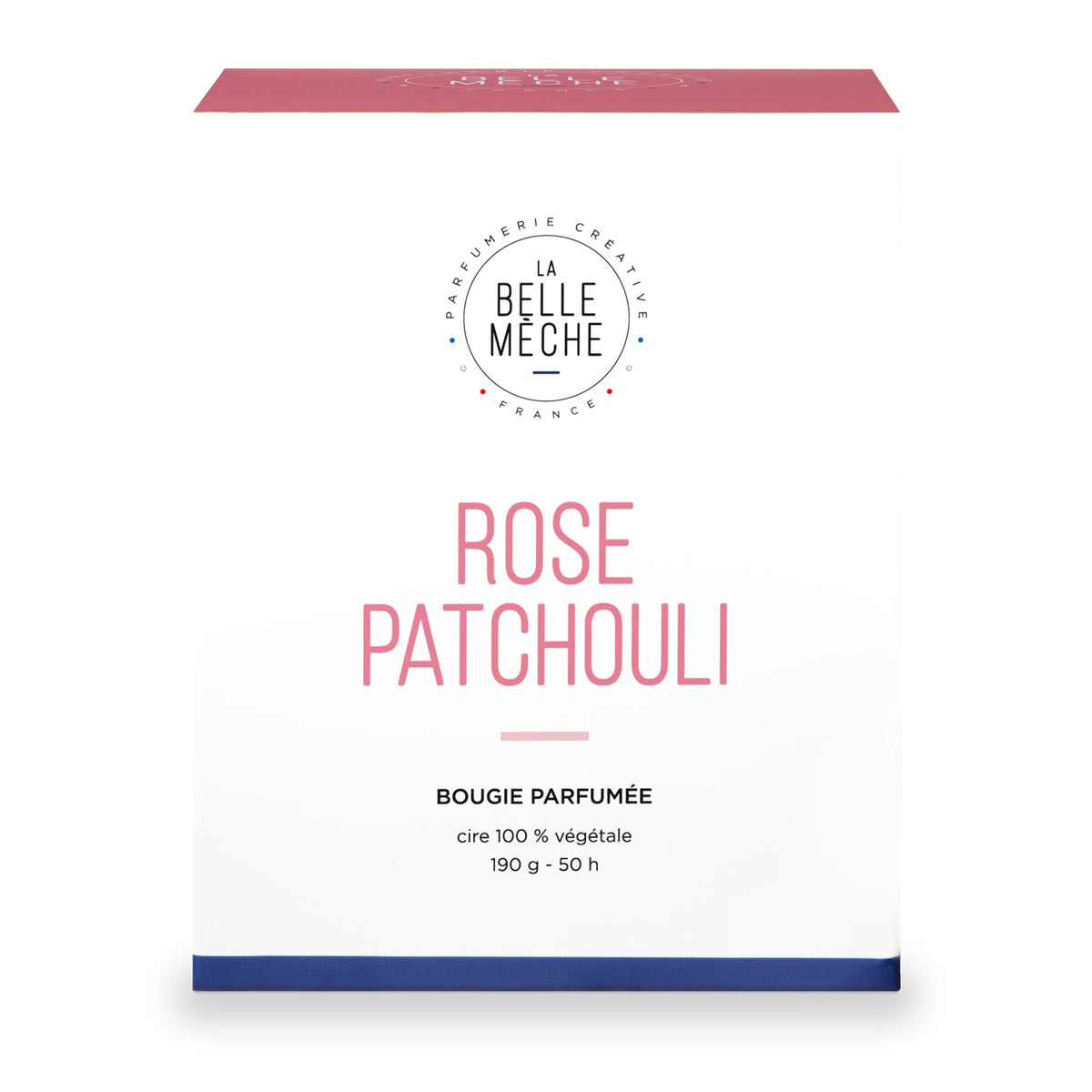 Rose Patchouli Candle by La Belle Mèche, 190 g