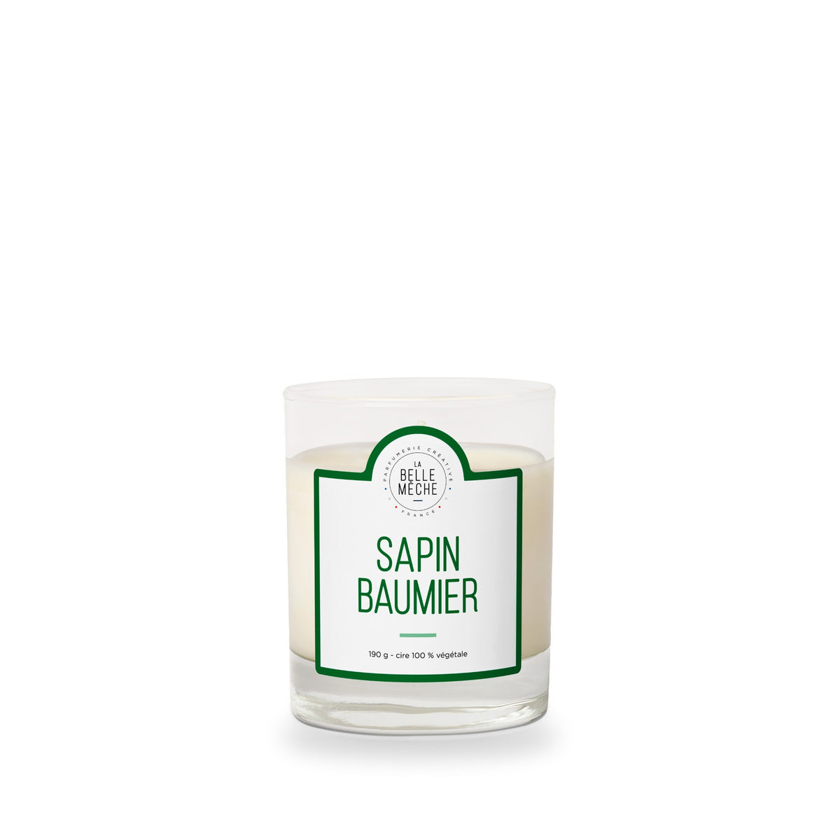 Bougie parfumée Sapin Baumier de La Belle Mèche, 190 g