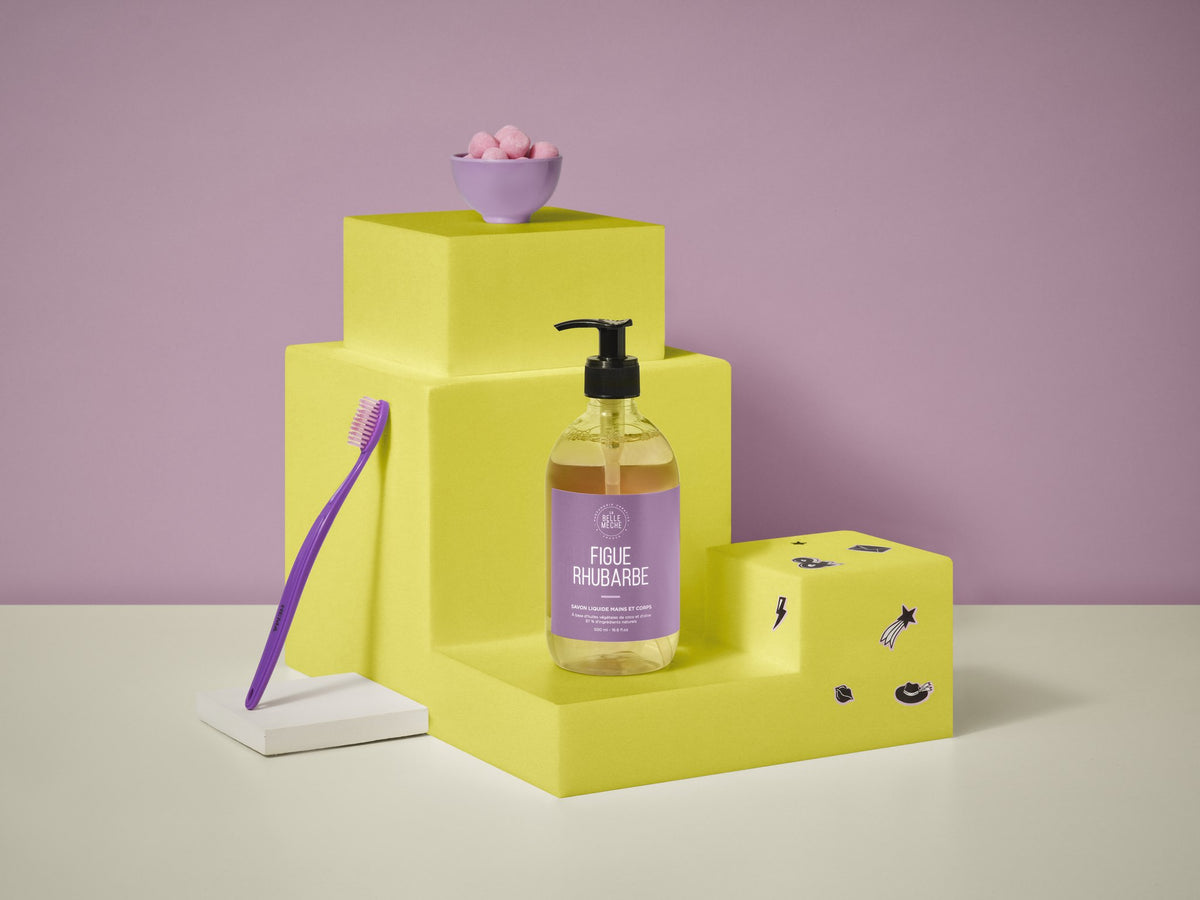 La Belle Mèche Fig Rhubarb liquid hand and body soap