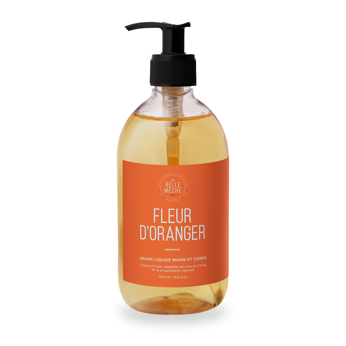 Orange Blossom Liquid Soap by La Belle Mèche, 500 ml bottle
