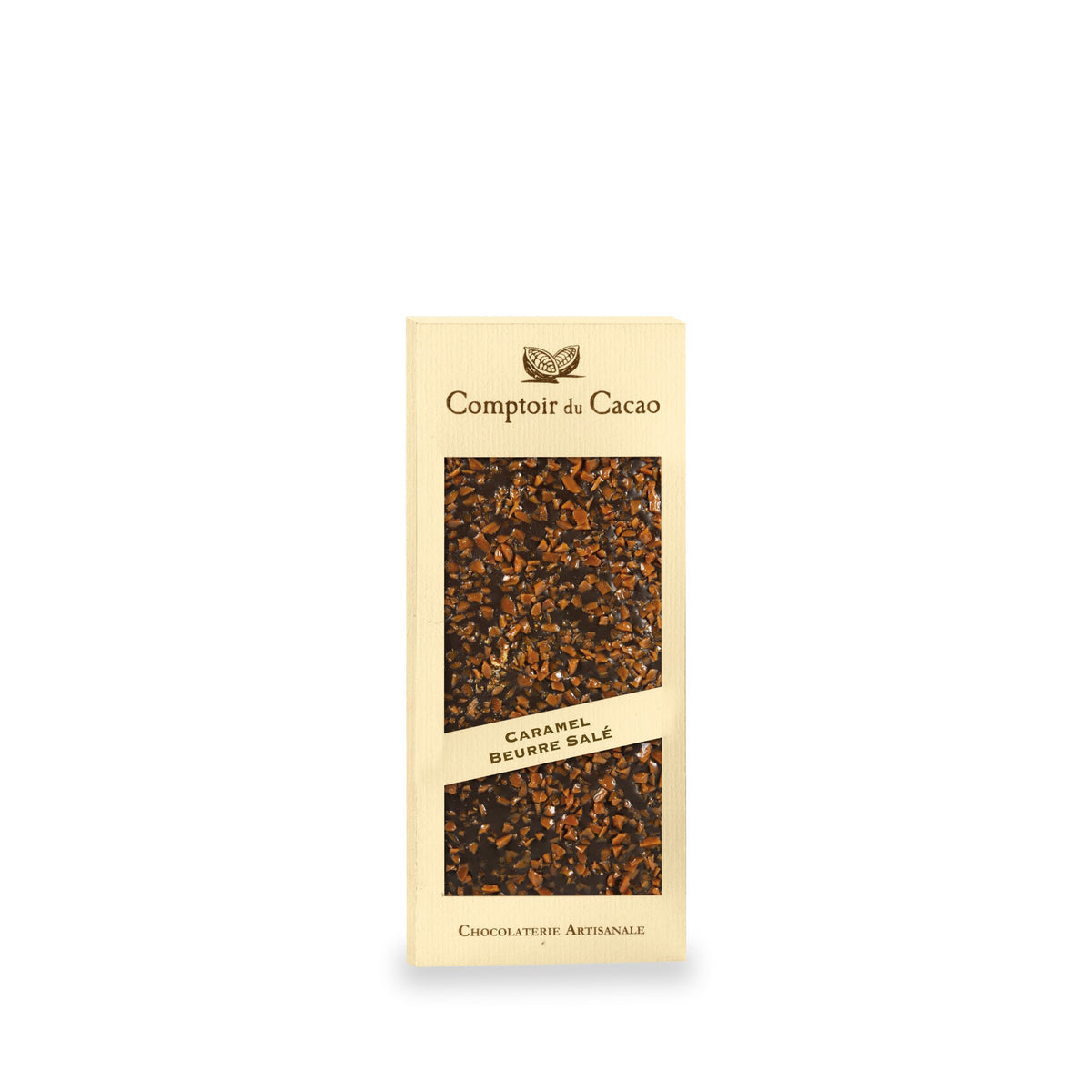 Salted Butter Caramel Chocolate Bar by Comptoir du Cacao, 90 g
