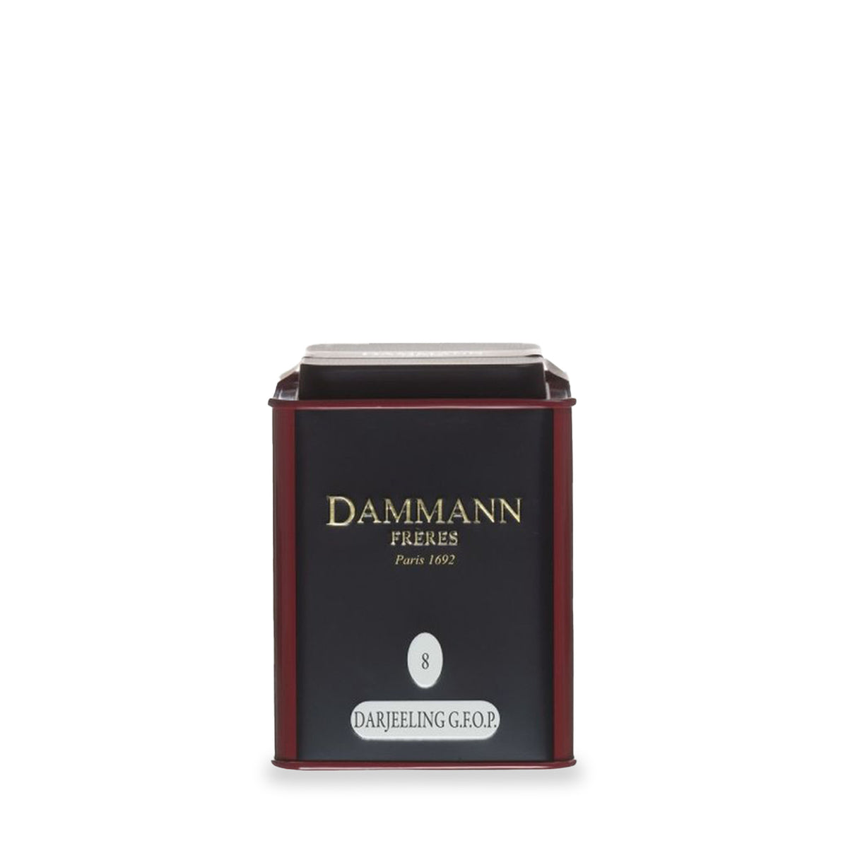 Darjeeling G.F.O.P. Tea N°8 by Dammann Frères, 100 g metal canister