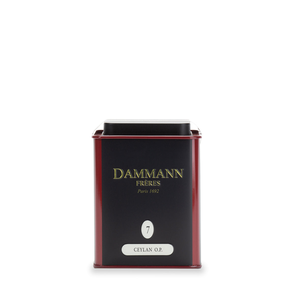 Ceylan O.P. Tea N°7 by Dammann Frères, 100 g metal canister