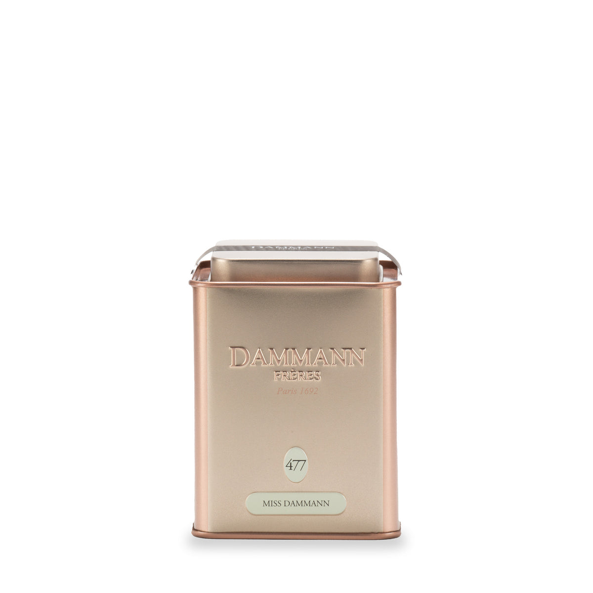 Thé Miss Dammann N°477 de Dammann Frères, boîte métal de 100 g