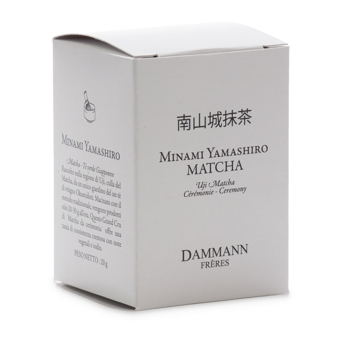 Matcha de cérémonie Minami Yamashiro de Dammann Frères, étui en carton