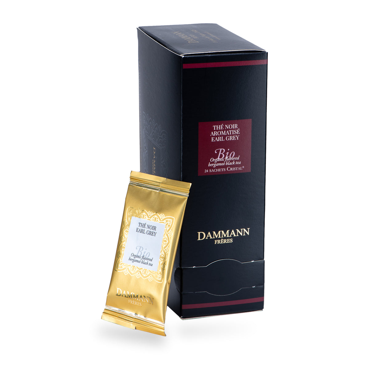 Organic Earl Grey Tea Bags by Dammann Frères, 48 g