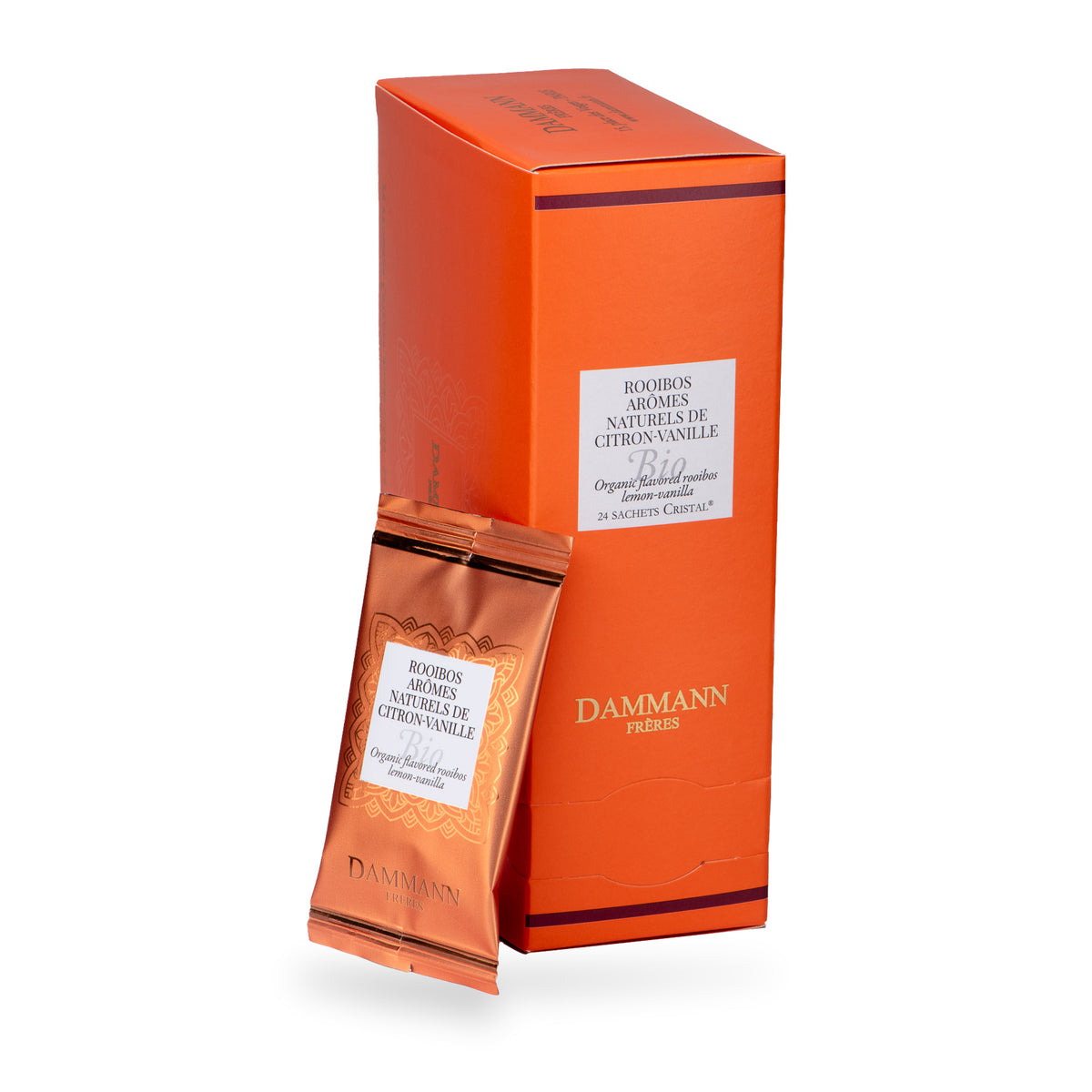 Organic Rooibos Lemon-Vanilla Tea Bags by Dammann Frères, 48 g