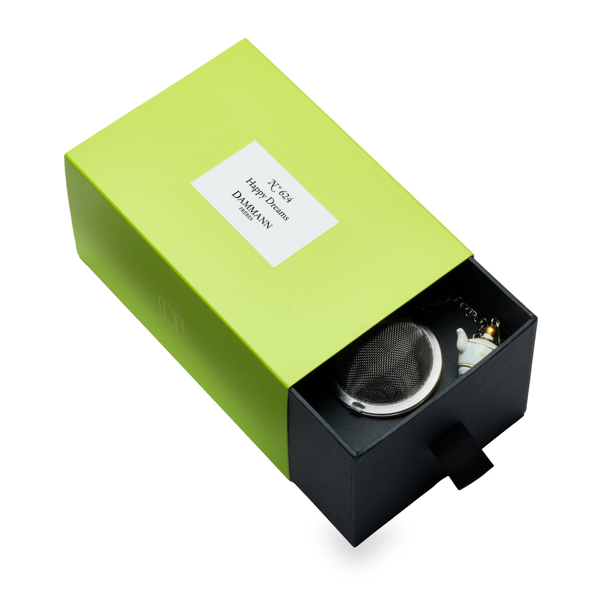 N°624 Happy Dreams gift box by Dammann Frères, drawer half open