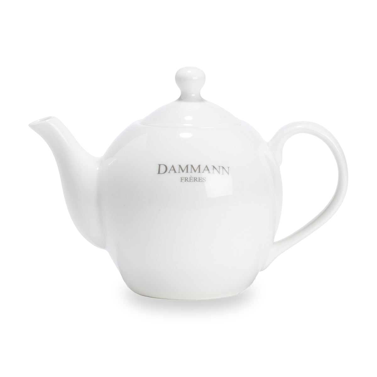 Hotel Teapot by Dammann Frères, white bone china