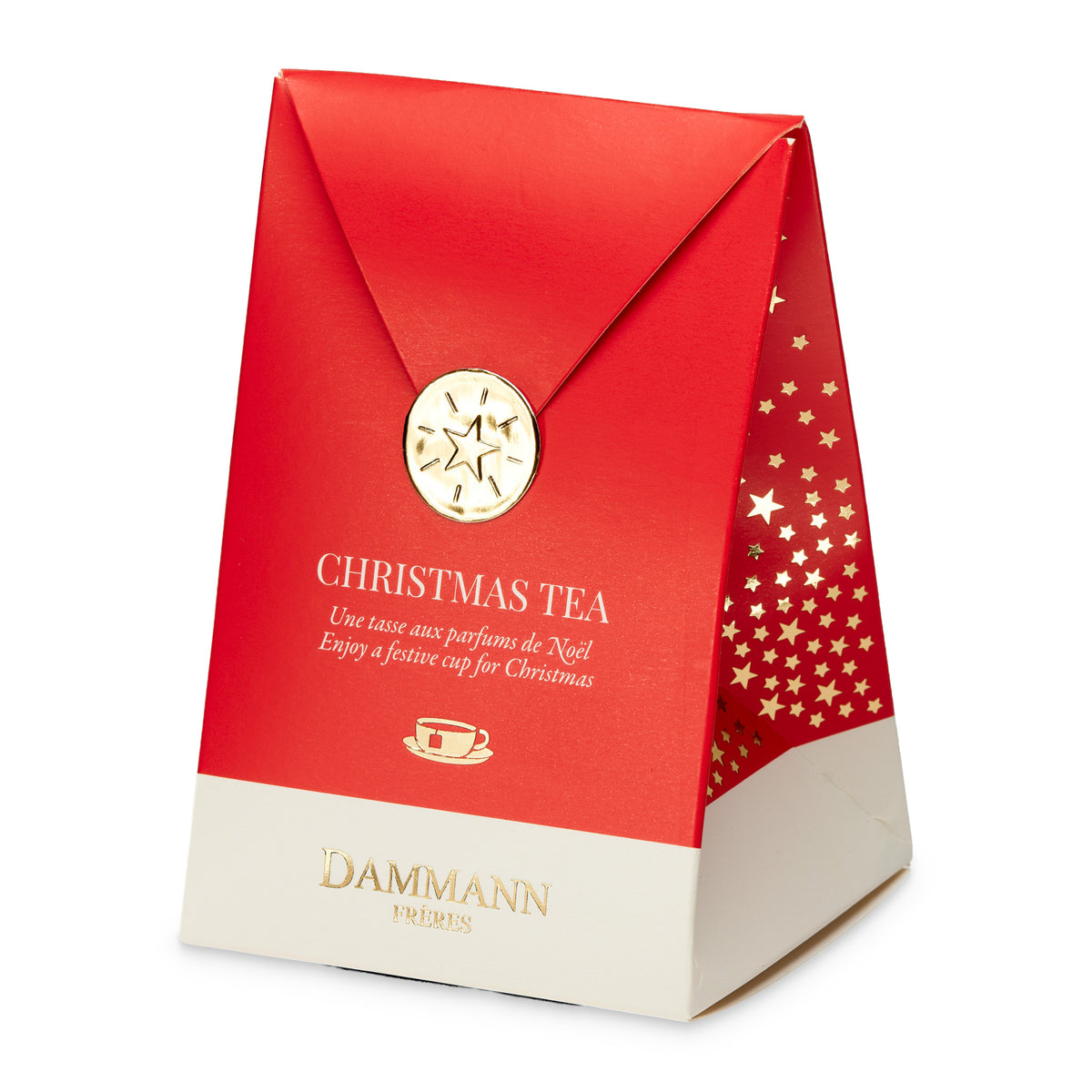 Christmas Tea by Dammann Frères, red pocket of 6 tea bags