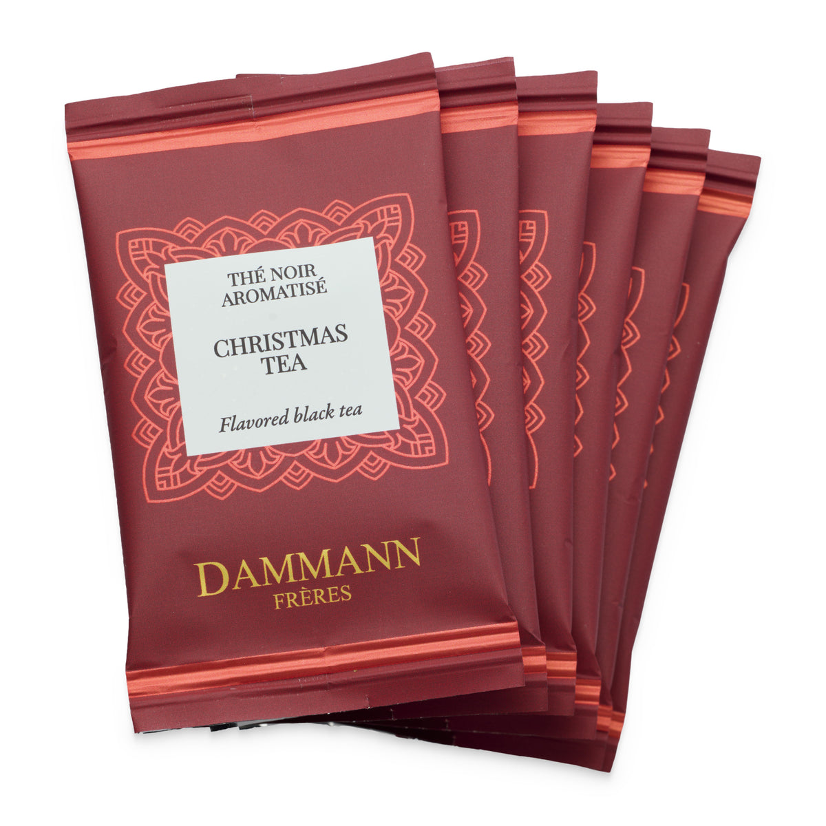 Christmas Tea by Dammann Frères, 6 individually wrapped tea bags