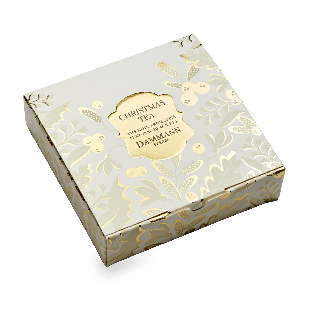 Christmas Tea by Dammann Frères, white and gold box of 6 sachets