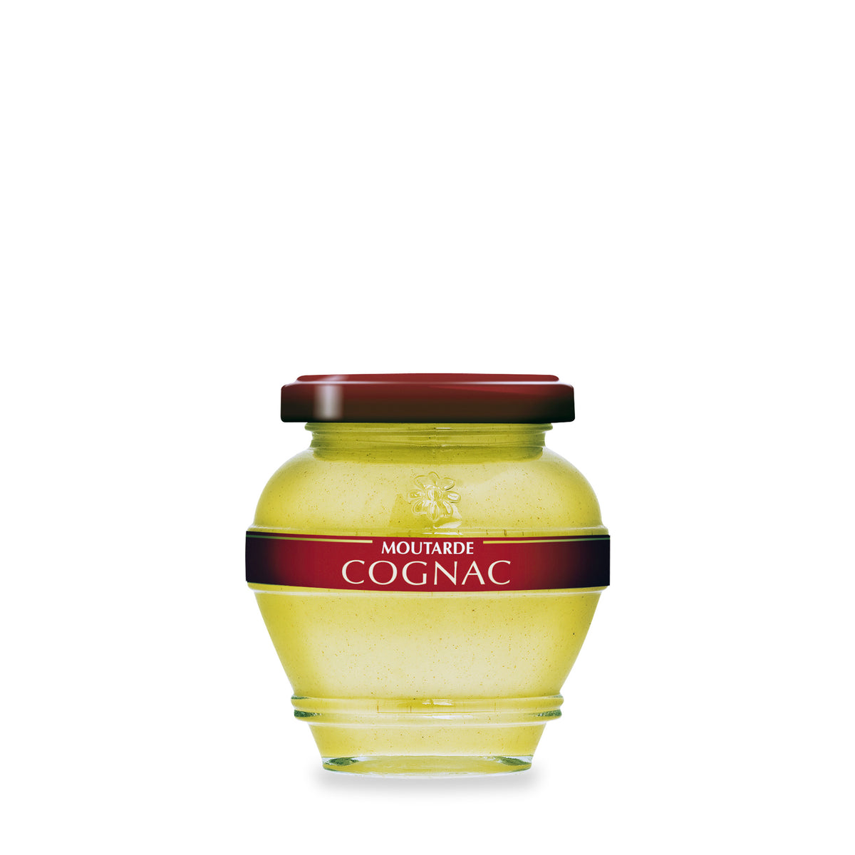 Cognac Mustard by Domaine des Terres Rouges, 200 g glass jar