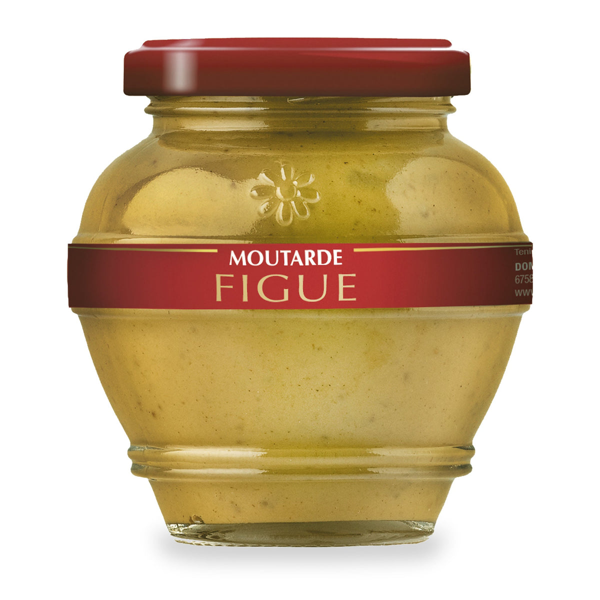 Fig Mustard by Domaine des Terres Rouges, 200 g glass jar