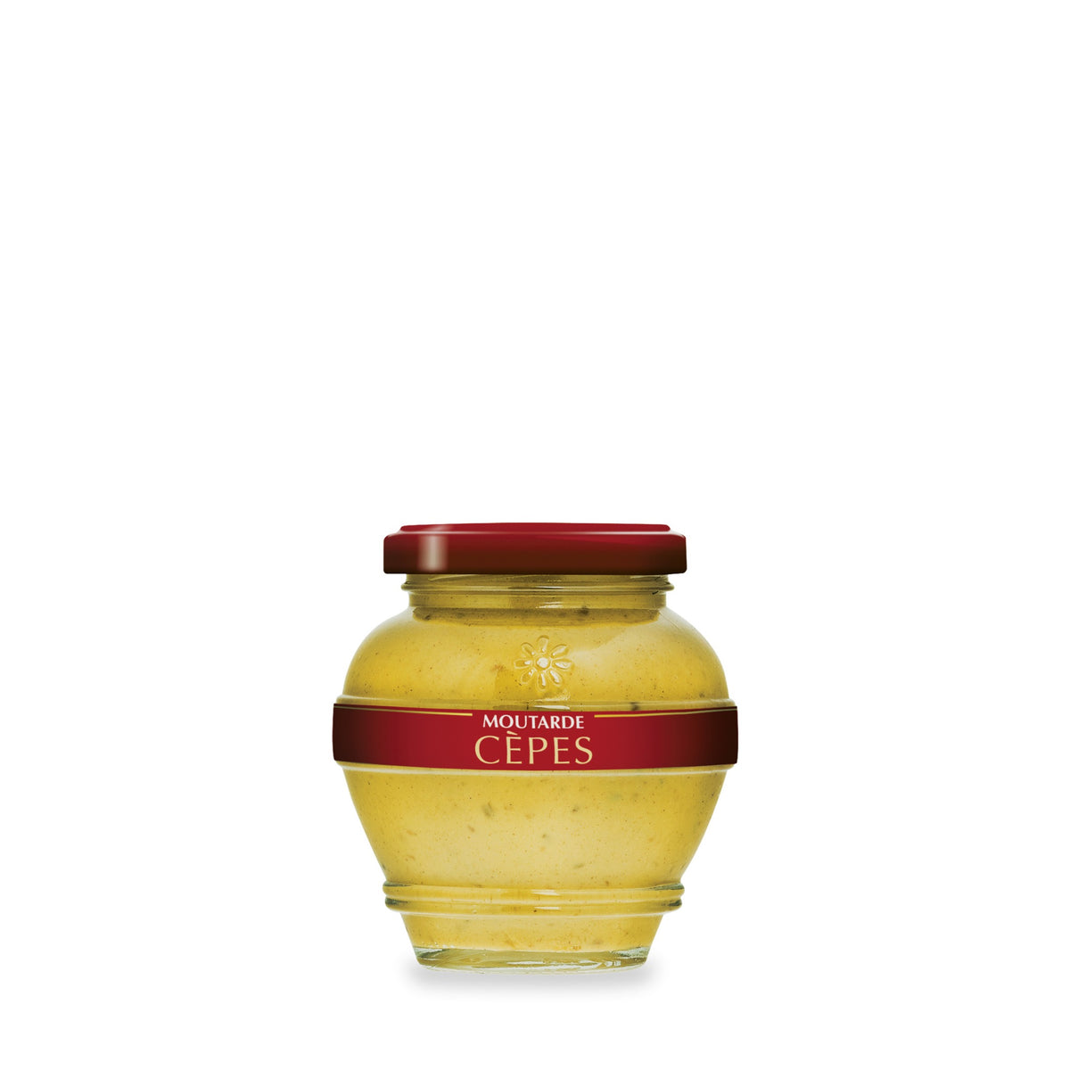 Moutarde aux cèpes du Domaine des Terres Rouges, pot en verre de 200 g