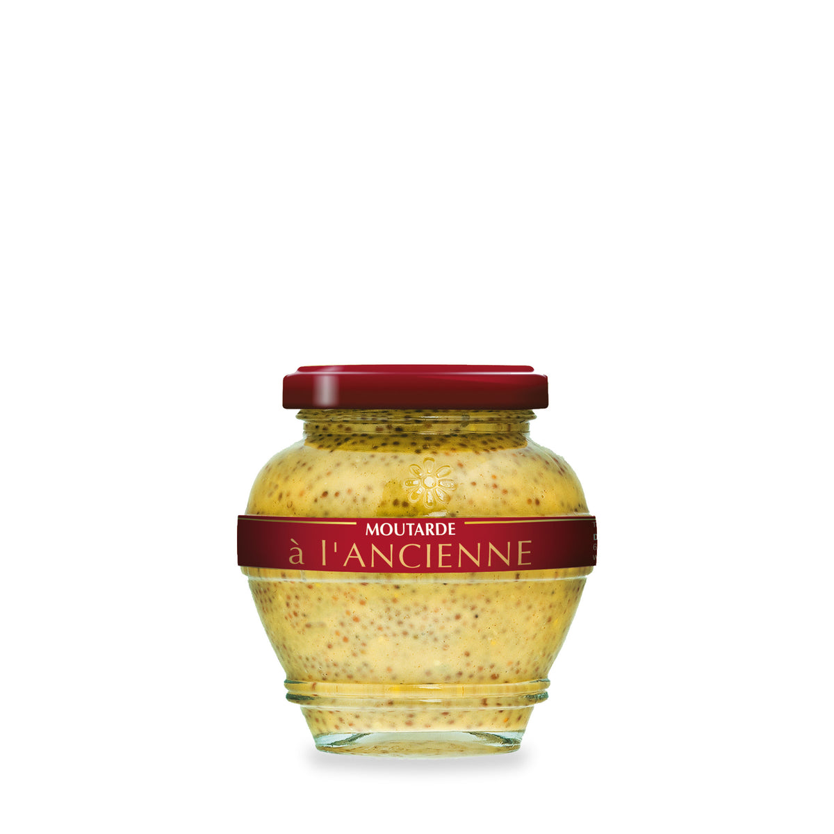 Moutarde à l’ancienne du Domaine des Terres Rouges, pot en verre de 200 g