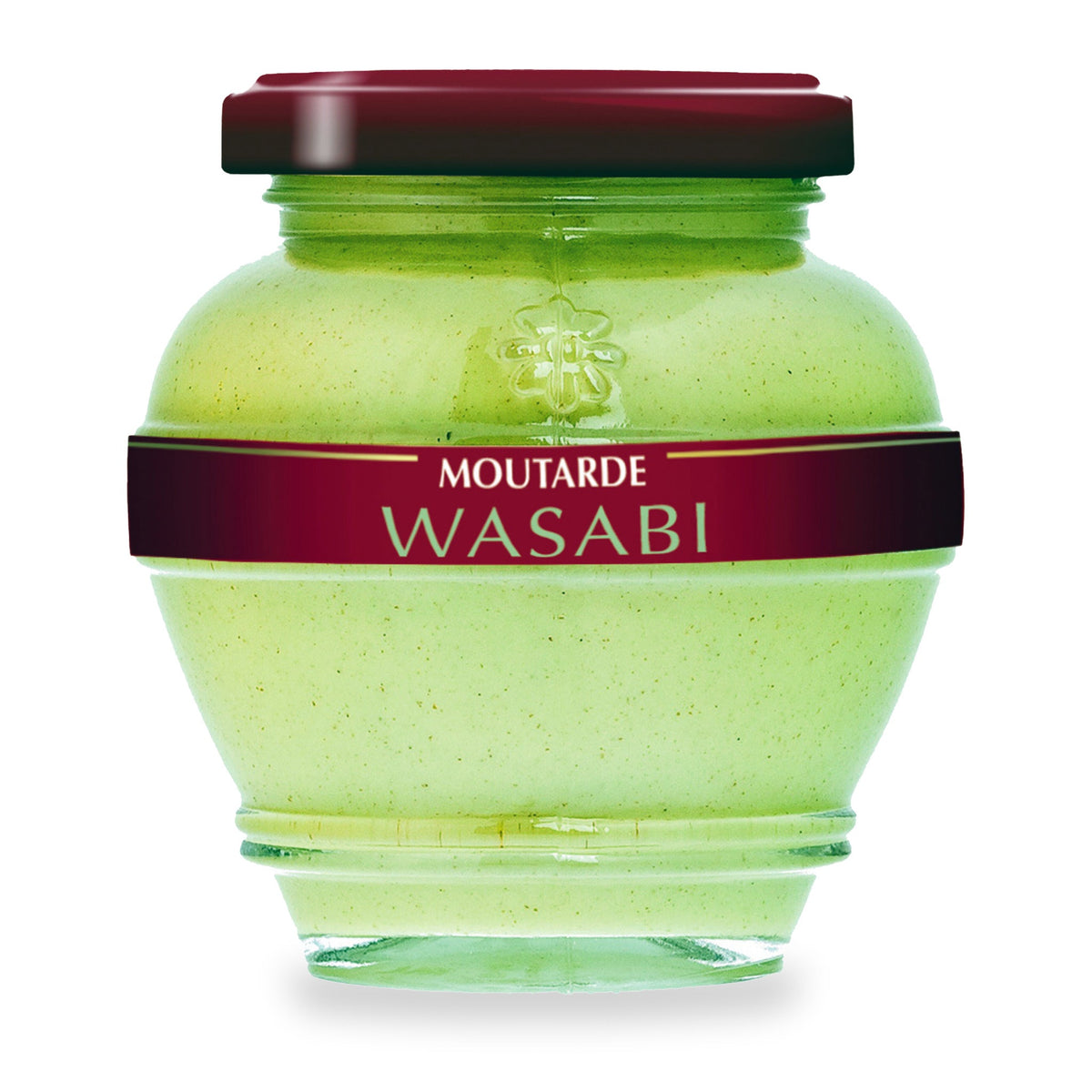 Wasabi Mustard by Domaine des Terres Rouges, 200 g glass jar