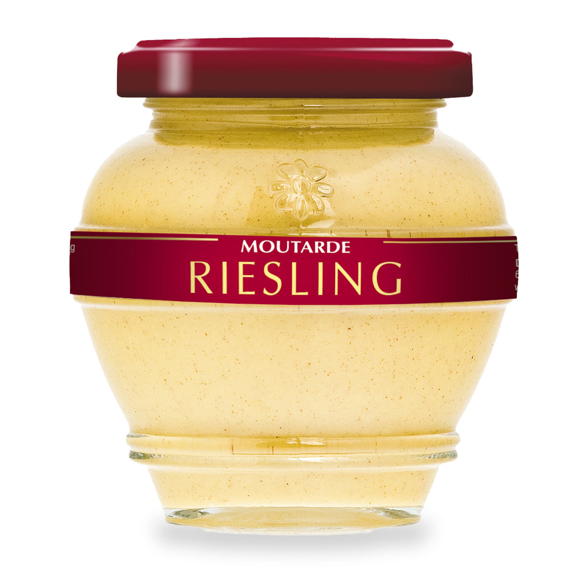 Moutarde au riesling du Domaine des Terres Rouges, pot en verre de 200 g