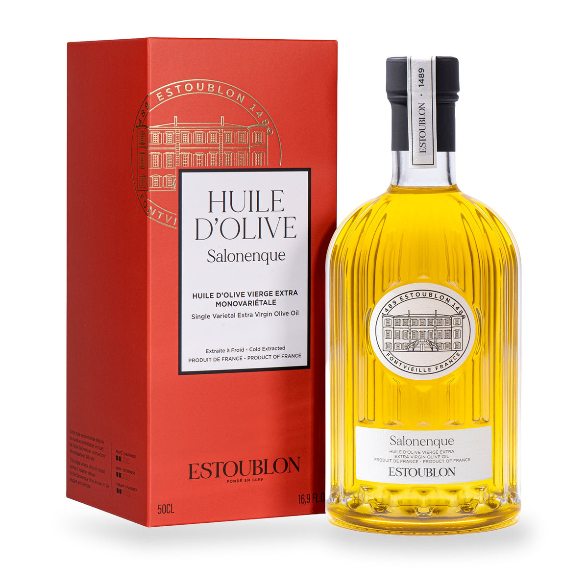 Salonenque Olive Oil by Estoublon, 500 ml glass bottle
