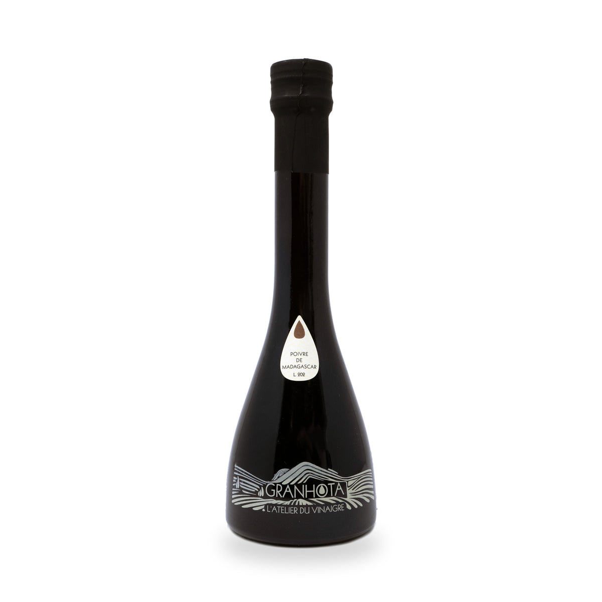 Madagascar Peppercorns Vinegar by Granhota, 250 ml glass bottle