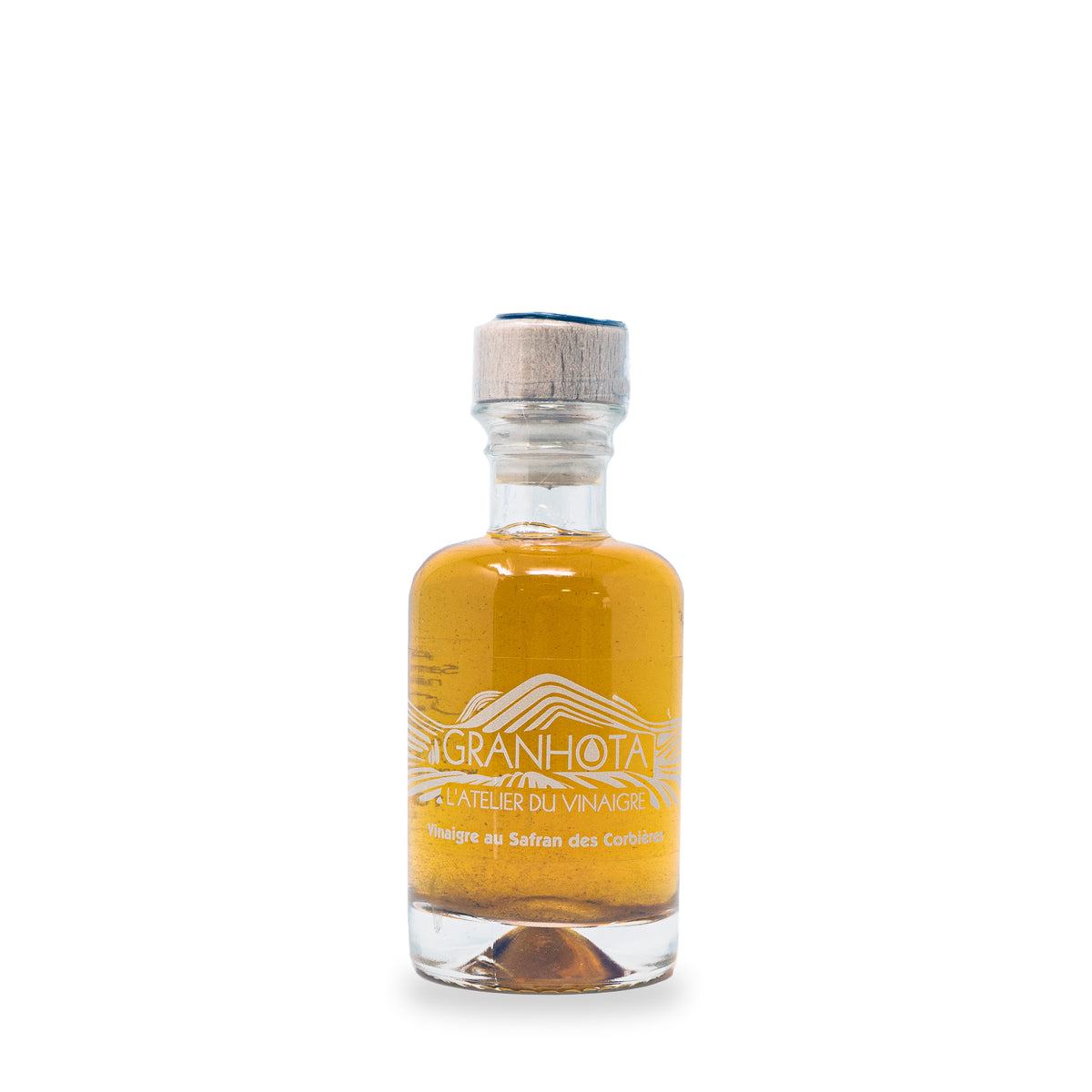 Saffron Vinegar by Granhota, 100 ml glass bottle