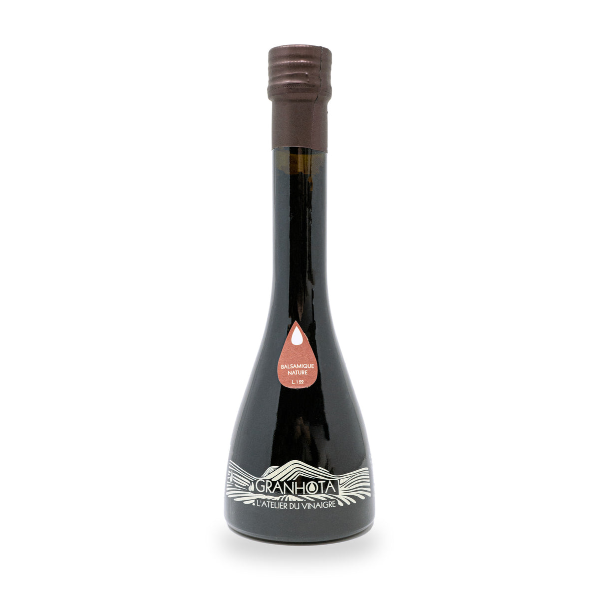 Vinaigre balsamique nature de Granhota, bouteille en verre de 250 ml