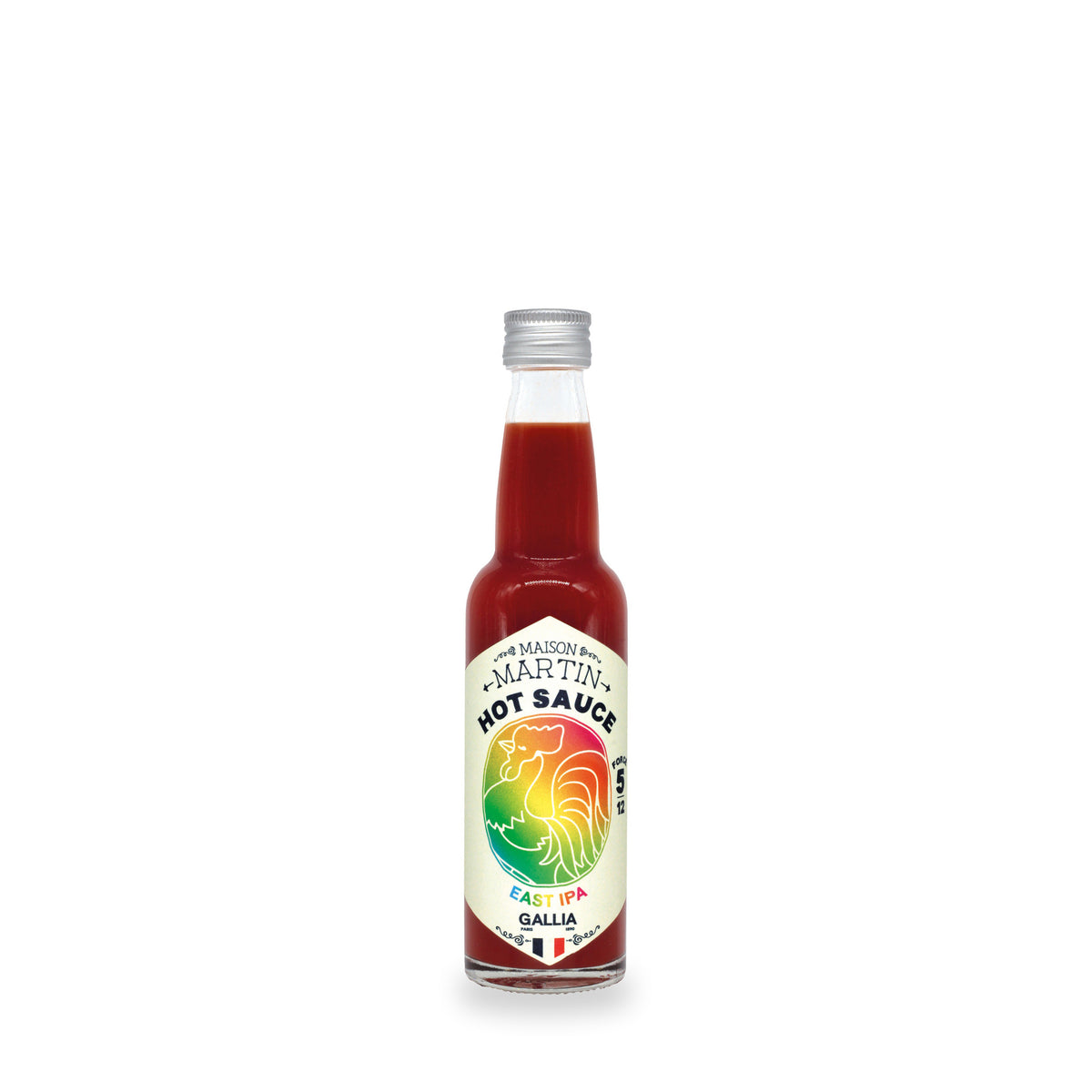 East IPA Gallia Hot Sauce by Sauce Martin, 100 ml glass bottle