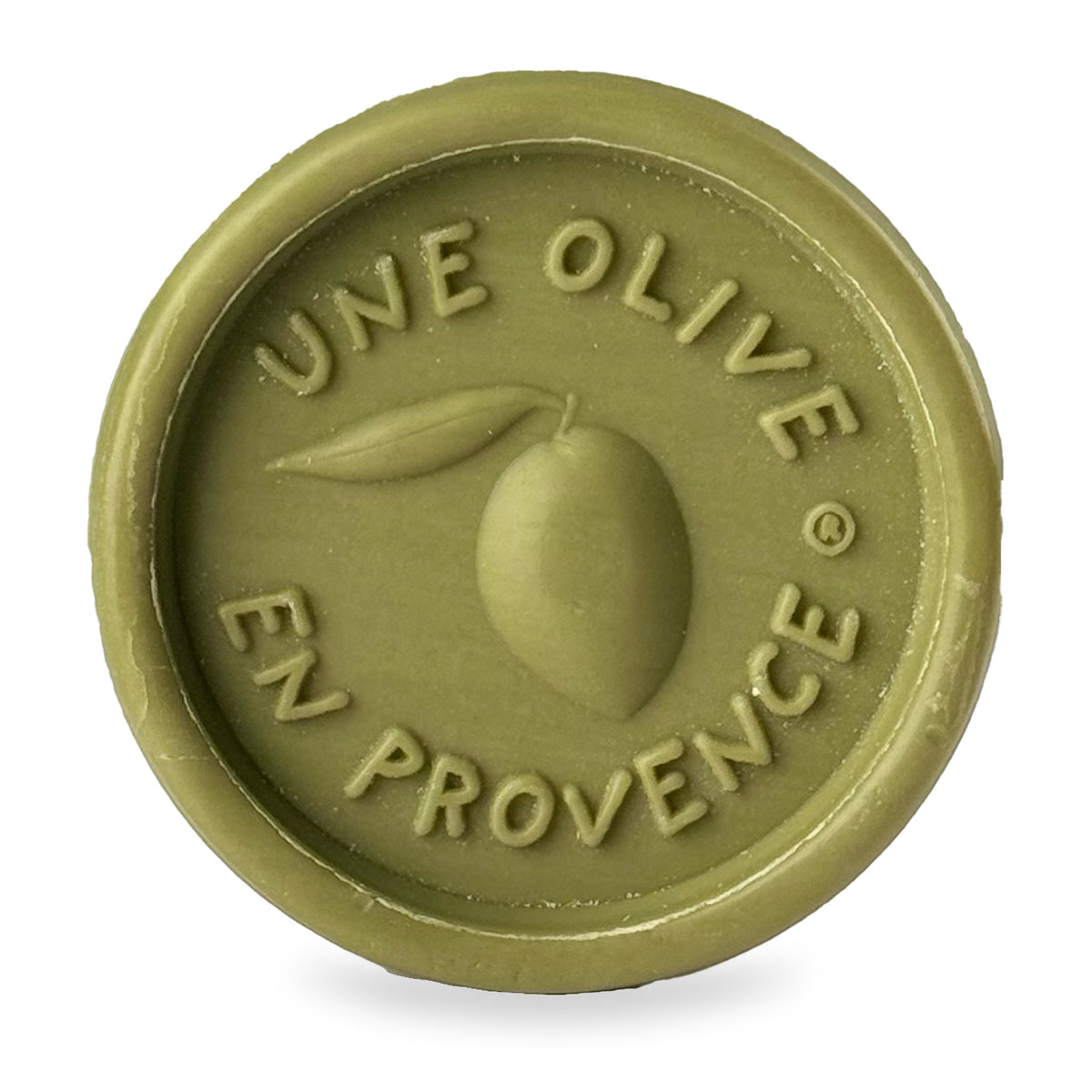 Green Soap Olive Oil Large by Une Olive en Provence, 150 g
