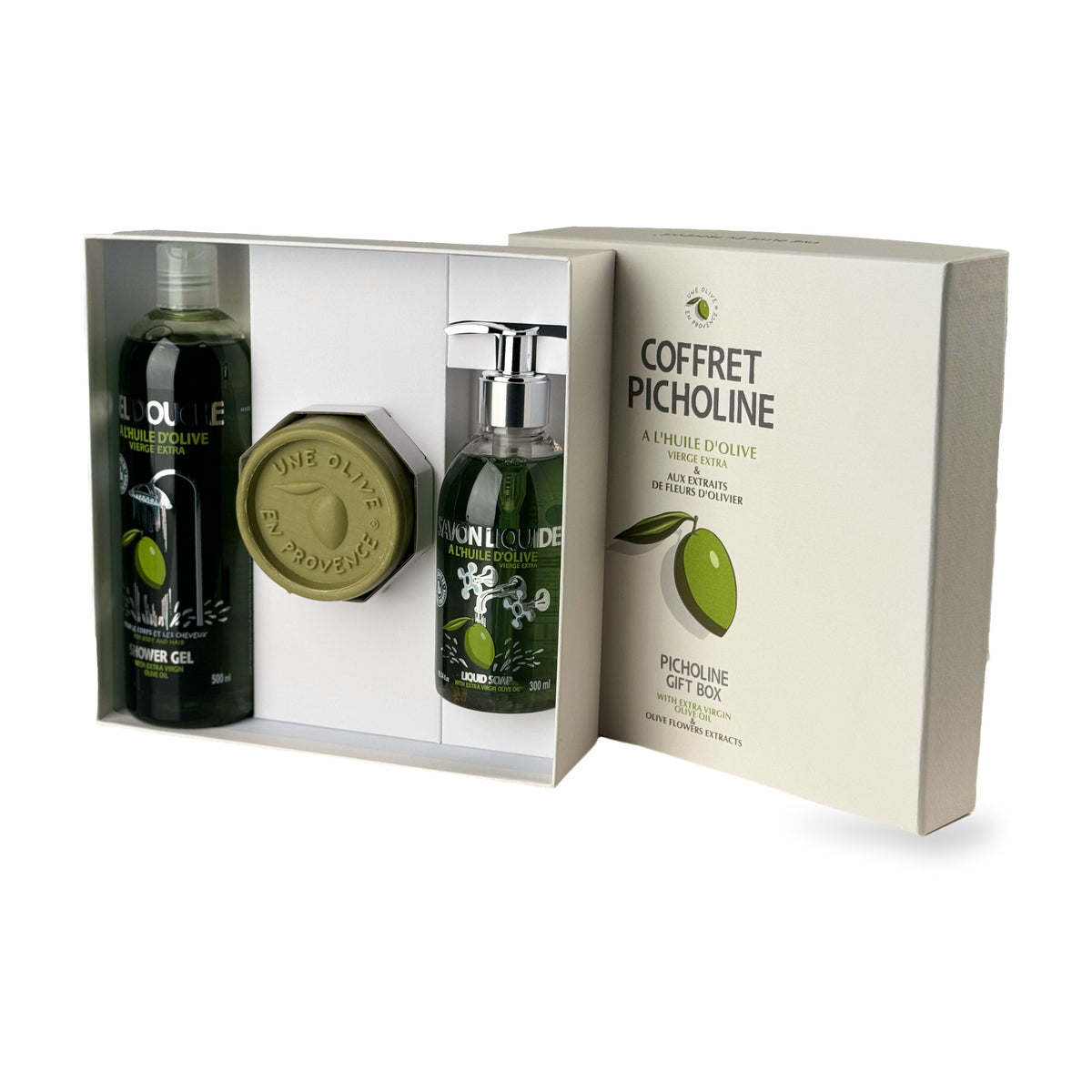 Picholine Box by Une Olive en Provence, open gift box