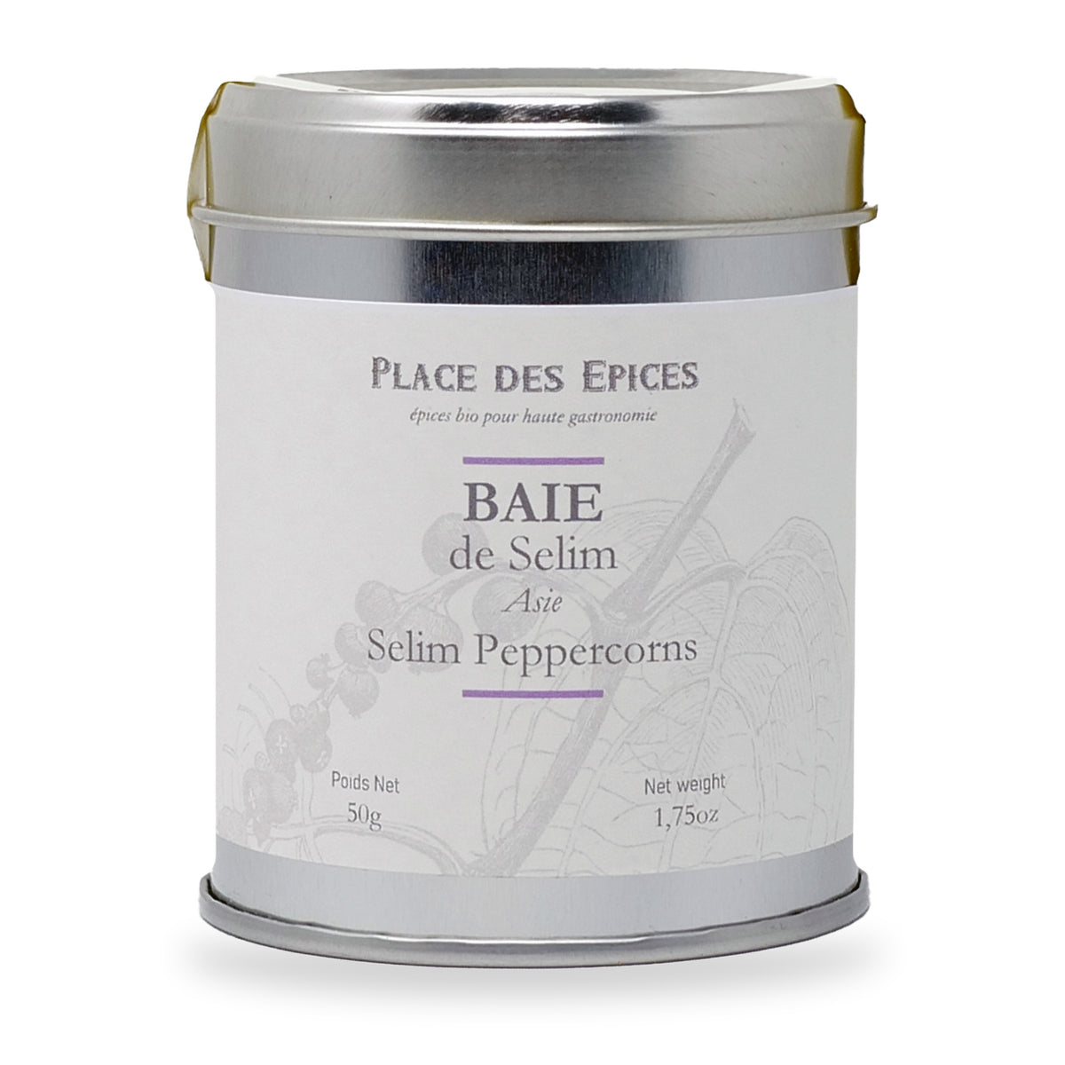 Selim Peppercorns by Place des Épices, 50 g tin