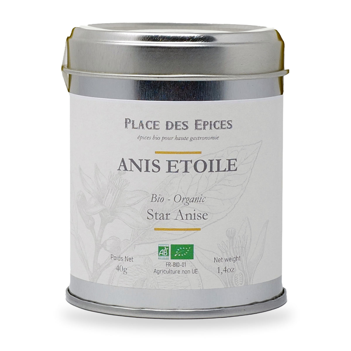 Star Anise by Place des Épices, 40 g tin