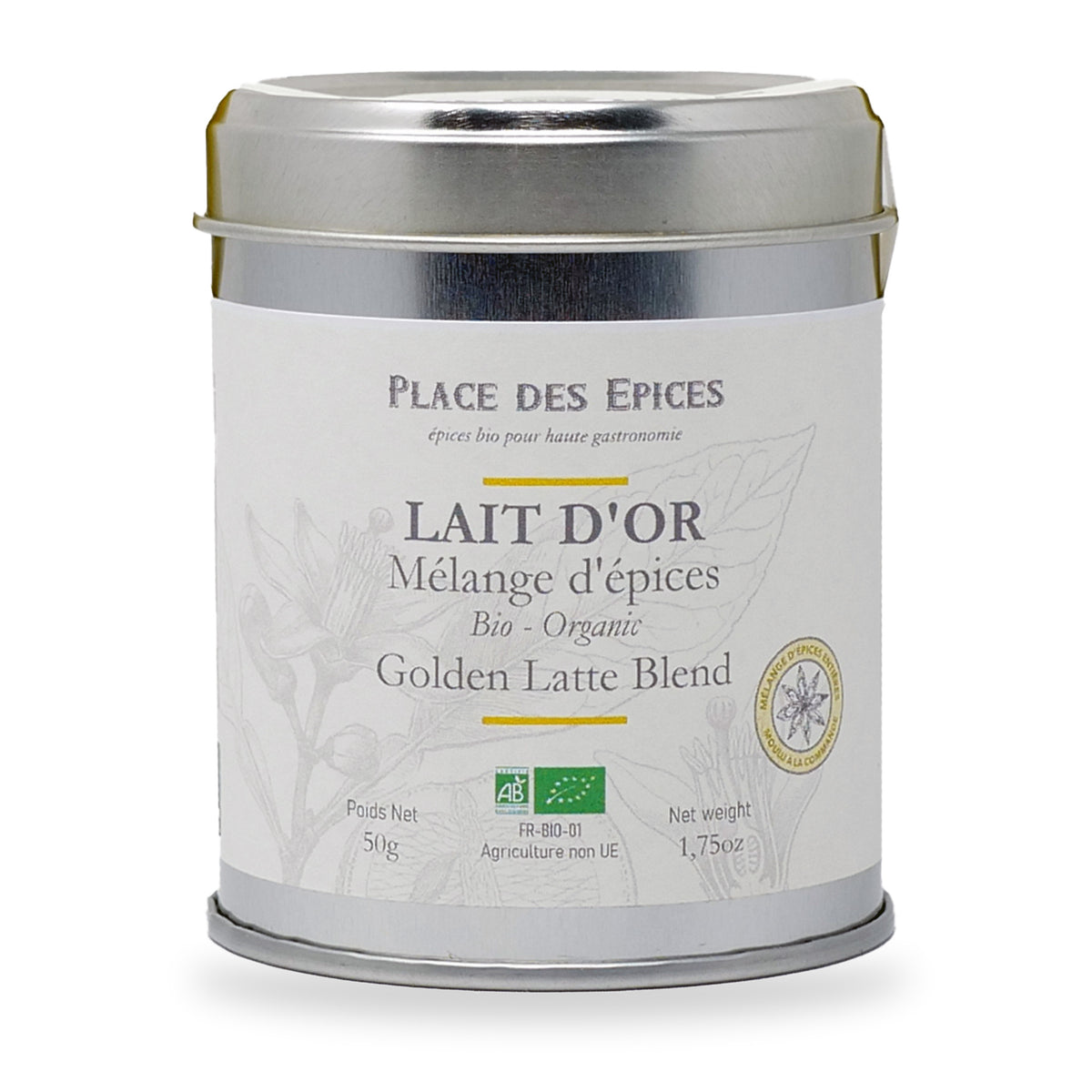Golden Latte by Place des Épices, 50 g tin