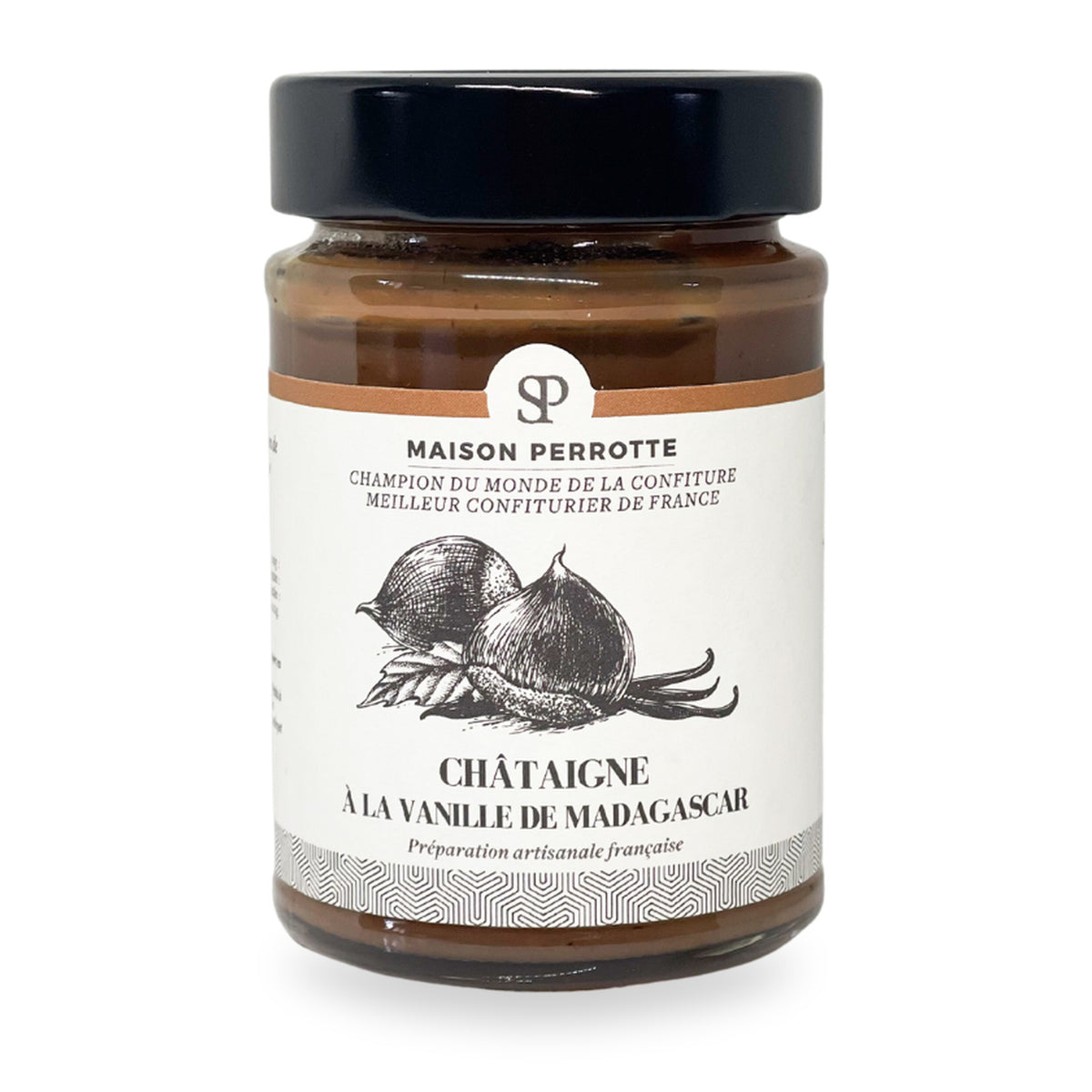 Crème de châtaigne de la Maison Perrotte, pot en verre