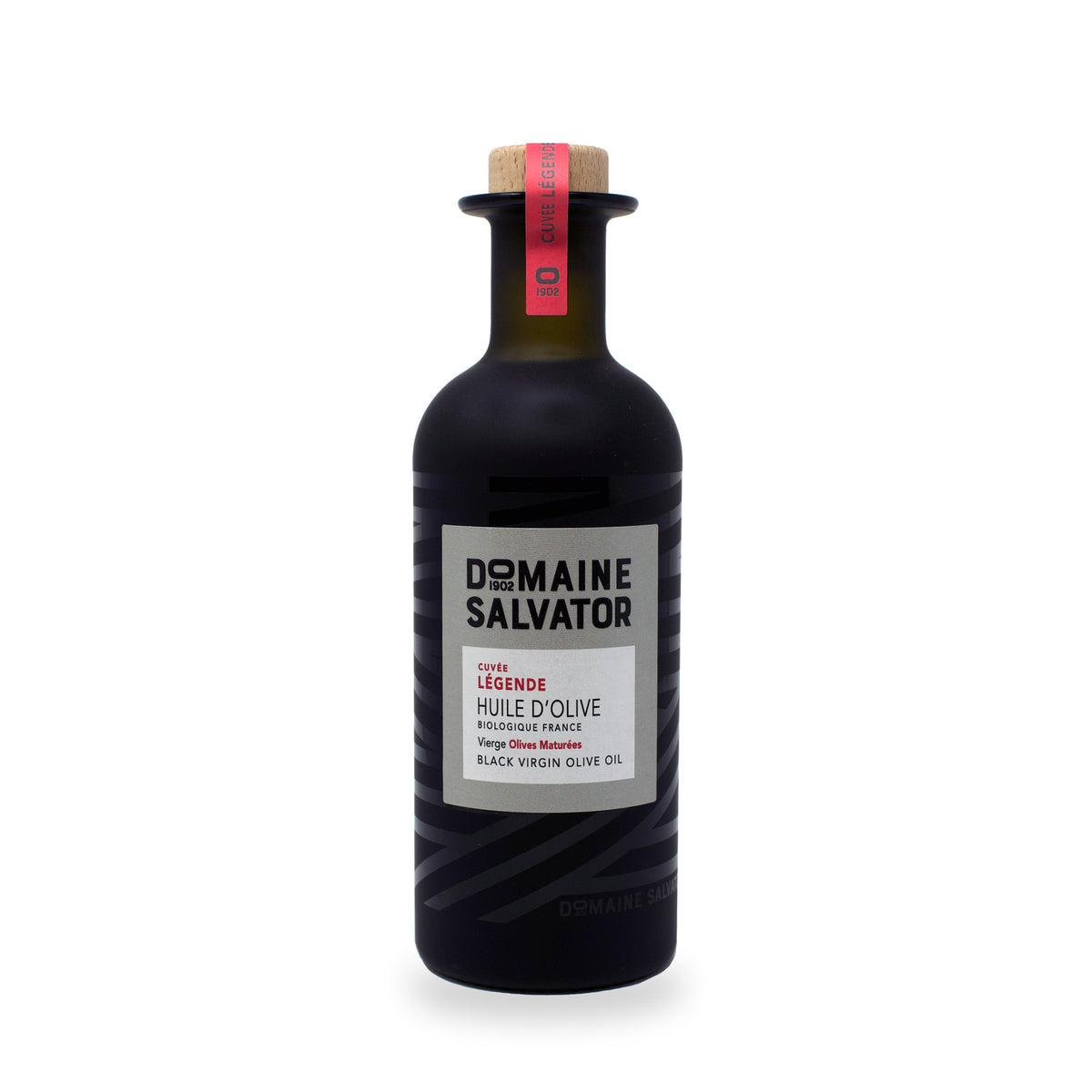 Huile d’olive Légende du Domaine Salvator, bouteille en verre de 500 ml