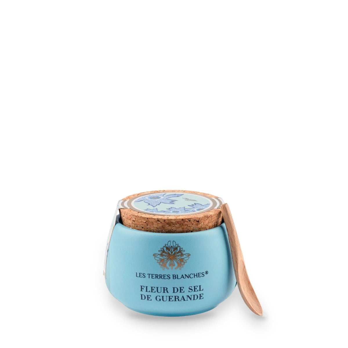 Fleur de Sel Guérande by Les Terres Blanches, large 100 g ceramic jar
