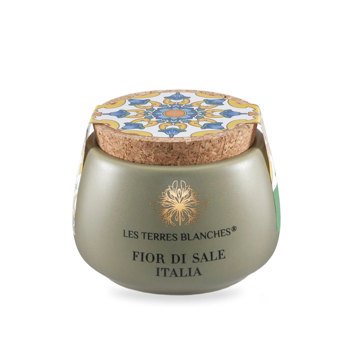 Fleur De Sel Italia by Les Terres Blanches, 80 g ceramic jar