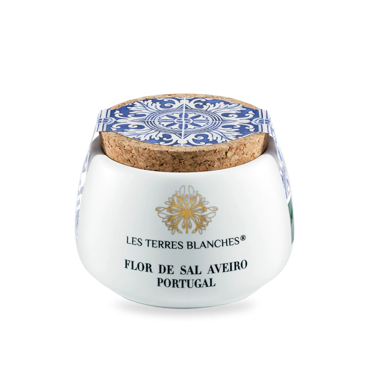 Fleur De Sel Aveiro by Les Terres Blanches, 80 g ceramic jar