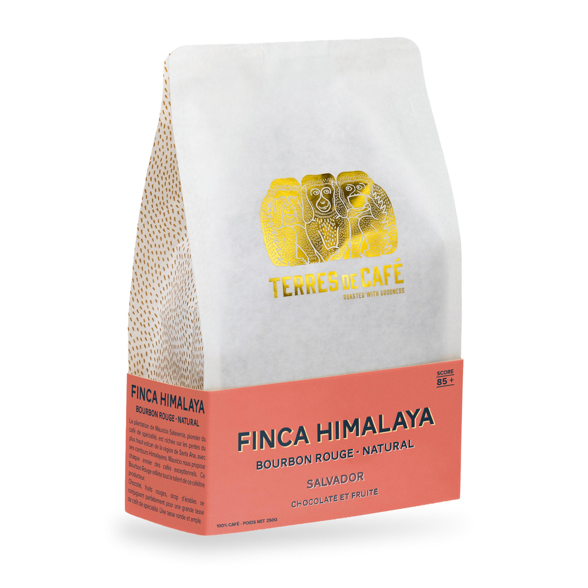 Himalaya Bourbon Rouge Coffee Beans by Terres de Café, 250 g bag