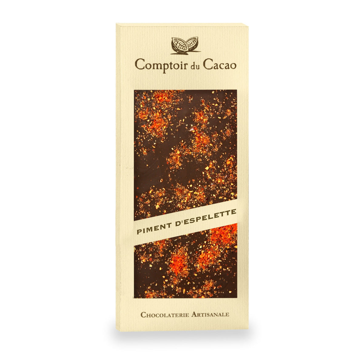 Pepper Dark Chocolate Bar by Comptoir du Cacao