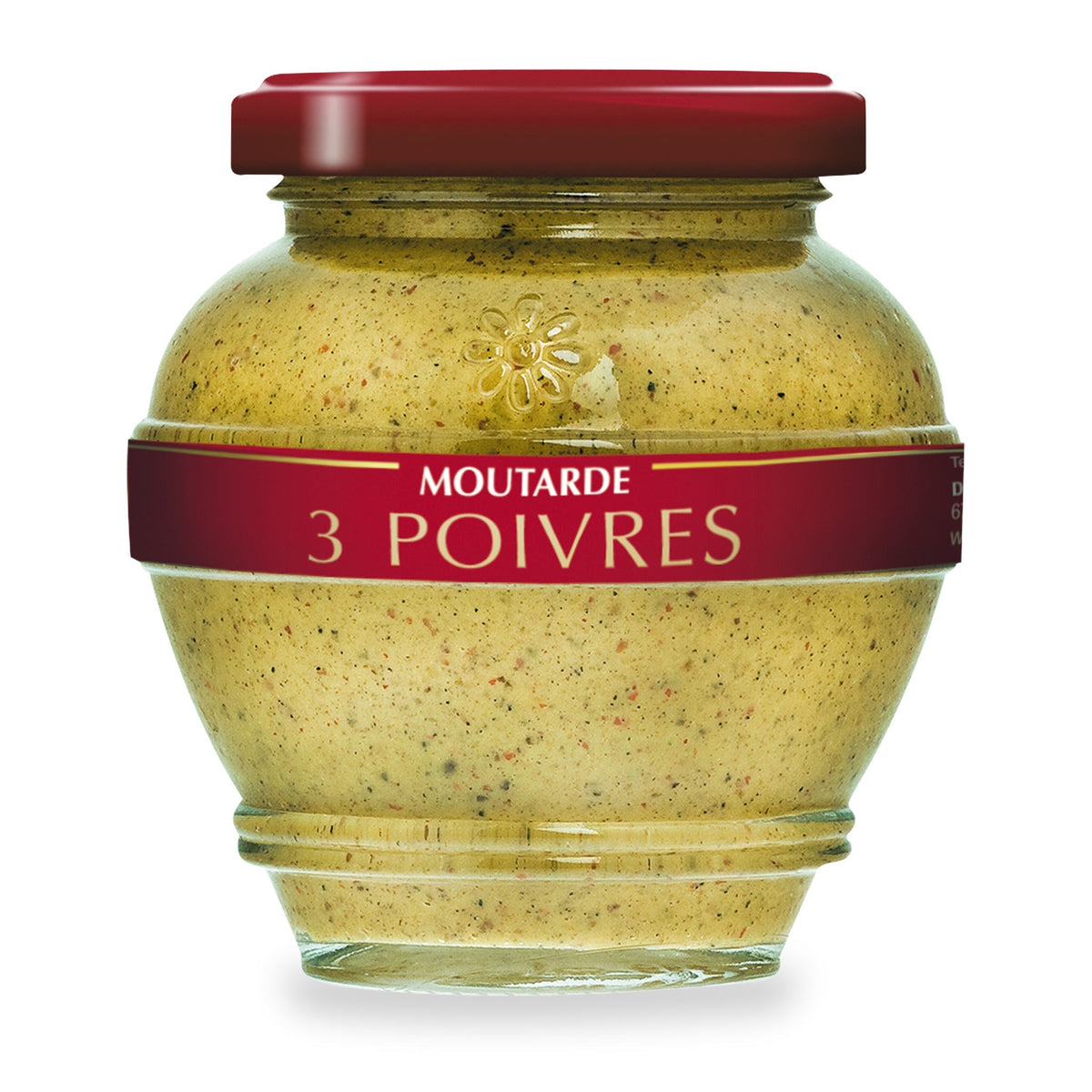 3 Peppers Mustard by Domaine des Terres Rouges