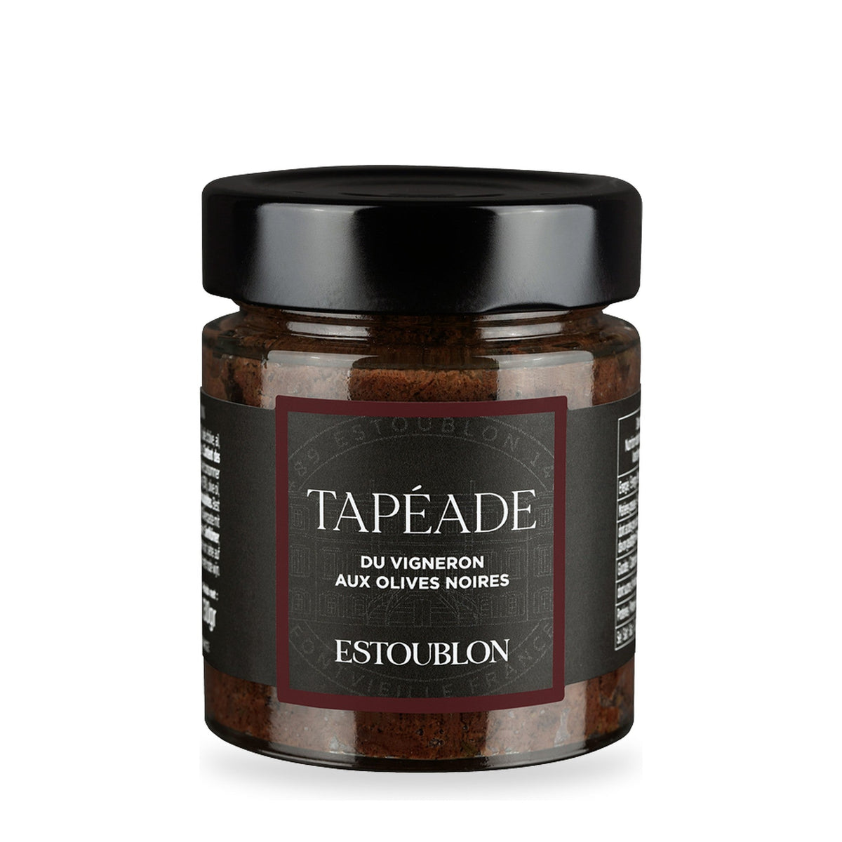 Black Olive Paste with Red Wine by Estoublon