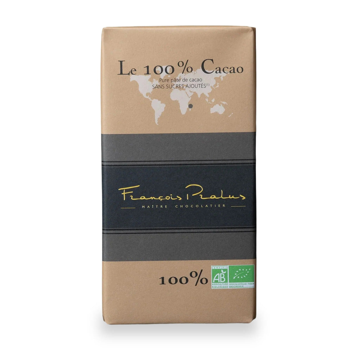 Madagascar 100% Dark Chocolate Bar by François Pralus