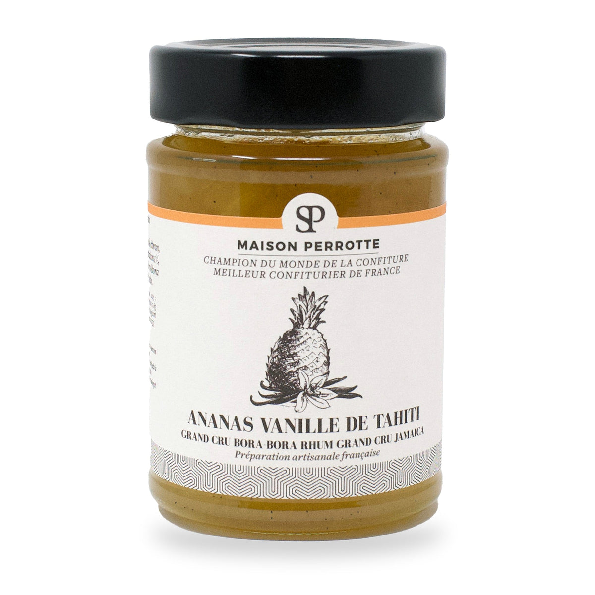 Pineapple, Grand Cru Vanilla & Rum Jam by Maison Perrotte