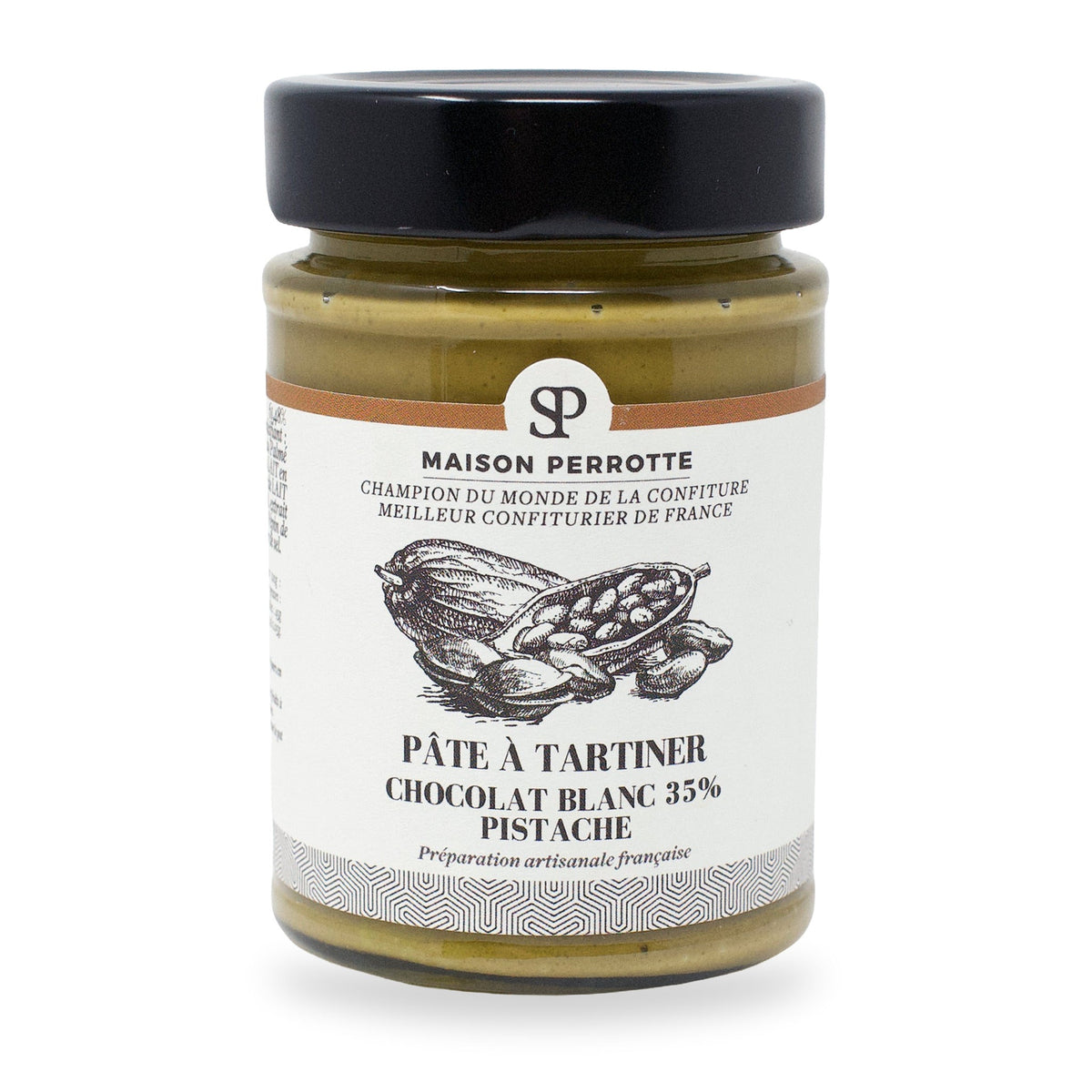 White Chocolate Pistachio Spread by Maison Perrotte