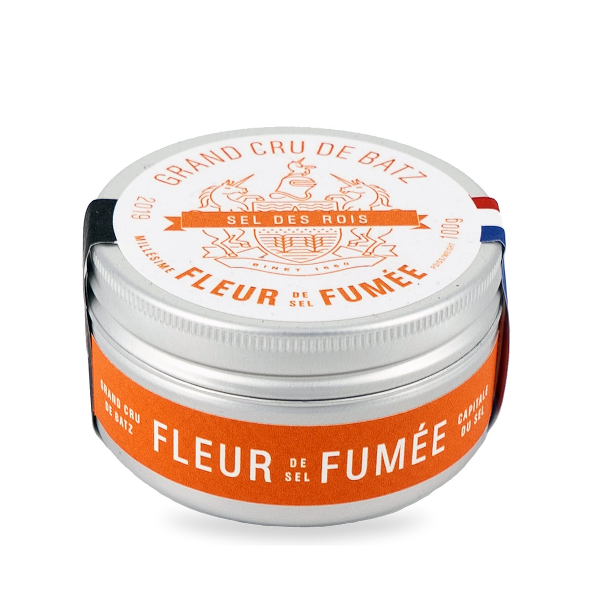 Smoked Fleur de Sel by Binet 1660, 100 g tin