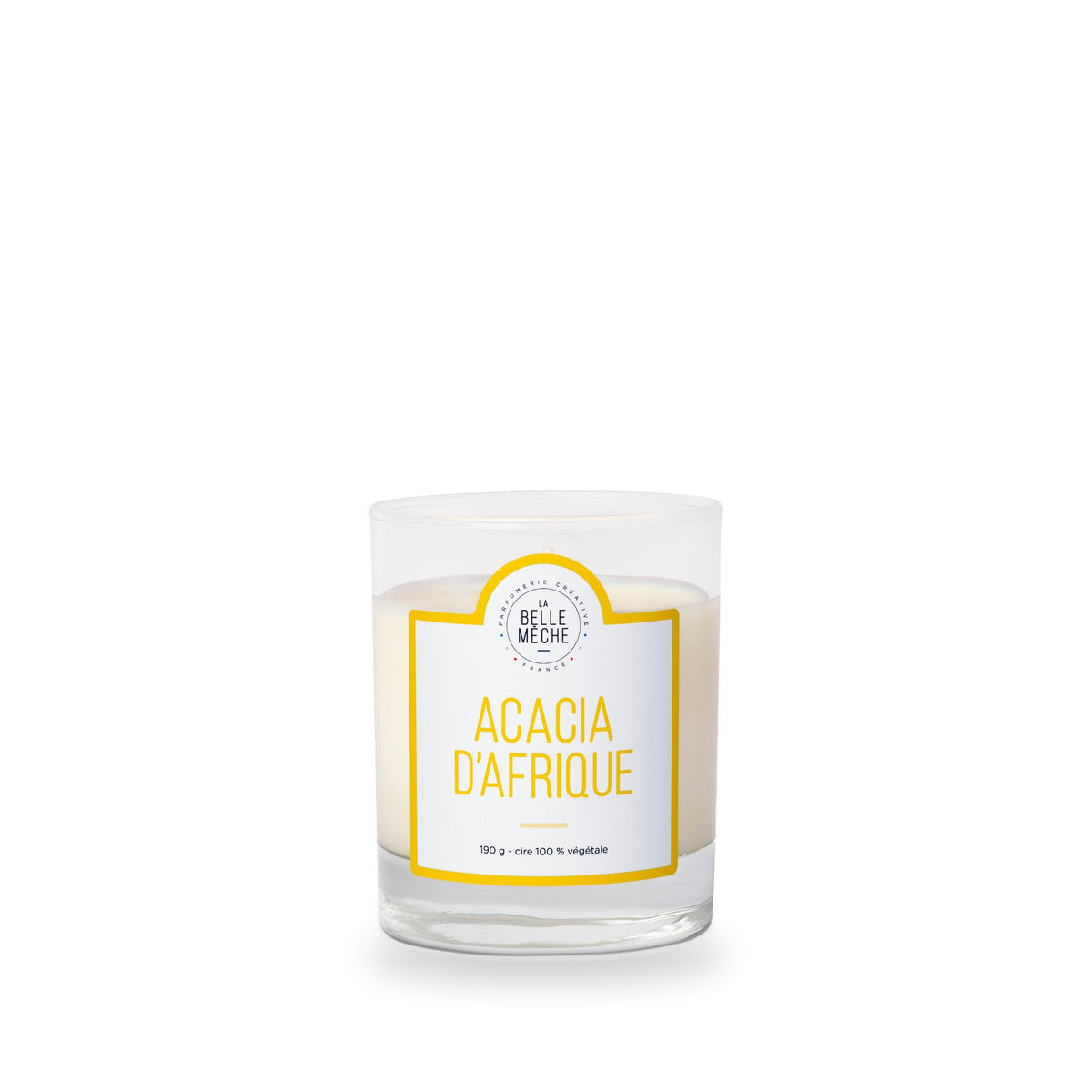 Bougie parfumée Acacia d’Afrique de La Belle Mèche, 190 g
