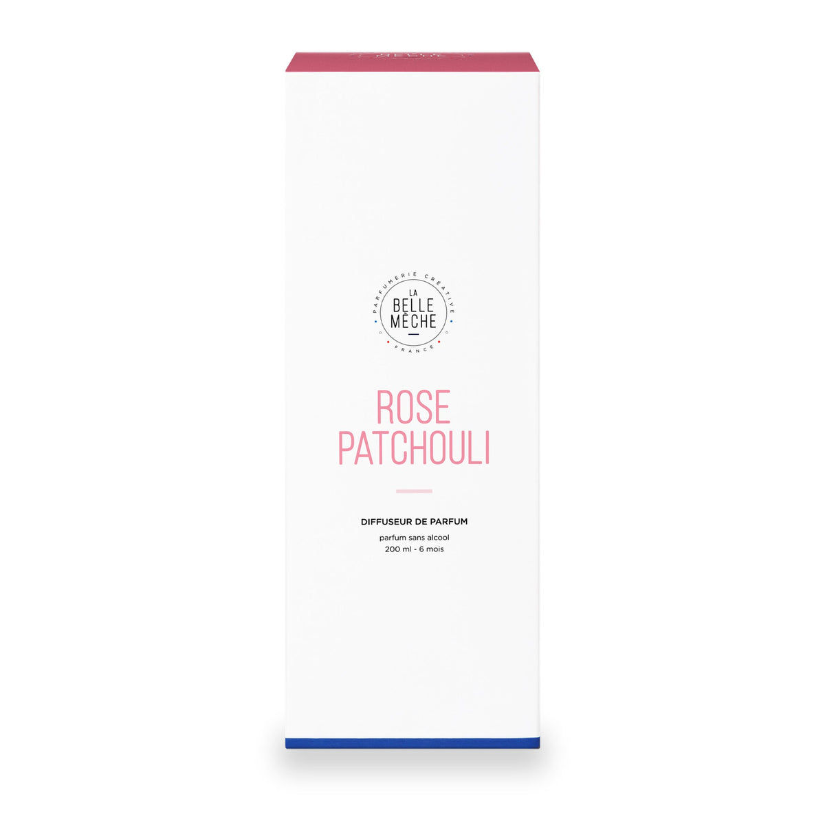 Rose Patchouli Reed Diffuser by La Belle Mèche, 200 ml glass jar, second view