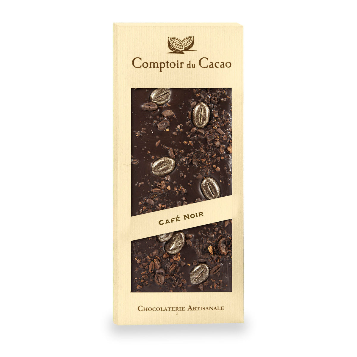 Coffee Beans Chocolate Bar by Comptoir du Cacao, 90 g