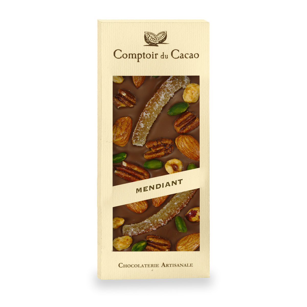 Tablette de chocolat au lait Tutti-Frutti du Comptoir du Cacao